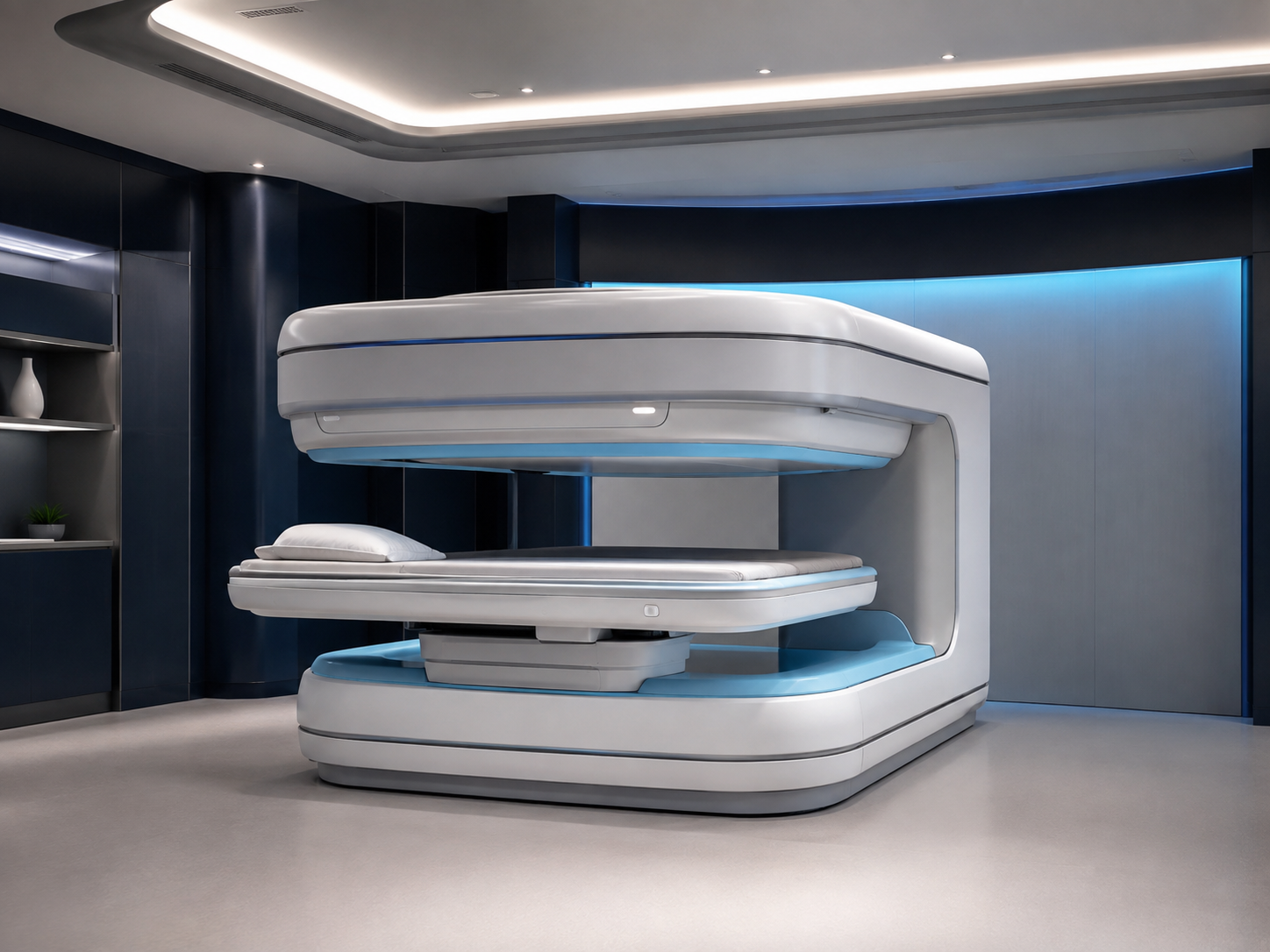 Open MRI imaging machine